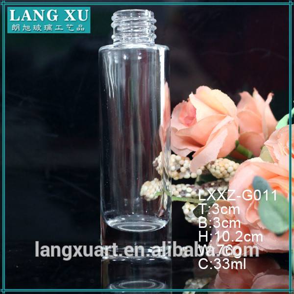 china wholesale Copper Candle Jars quotes - Premium quality brown 30 ml glass reagent bottles,vial liquid glass solution, – Langxu