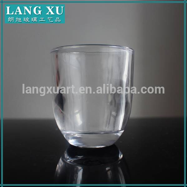 New Arrival China Christmas Candle Holder - Wholesale large clear floor standing glass custom candle jar – Langxu