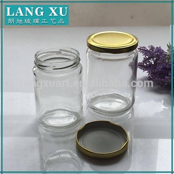 china wholesale Candle Jars With Wooden Lids Suppliers - cheap 8 oz 250ml glass jar with best price for food packaging – Langxu