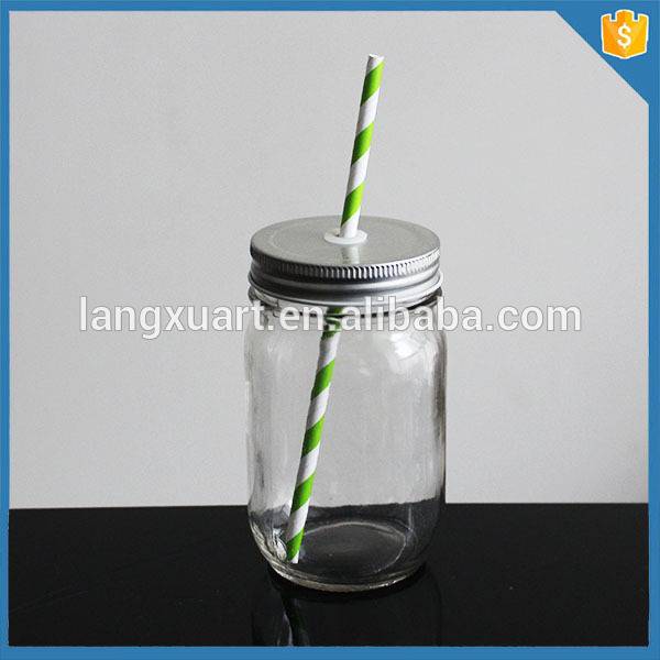 High quality clear glass 16 oz mason jars wholesale