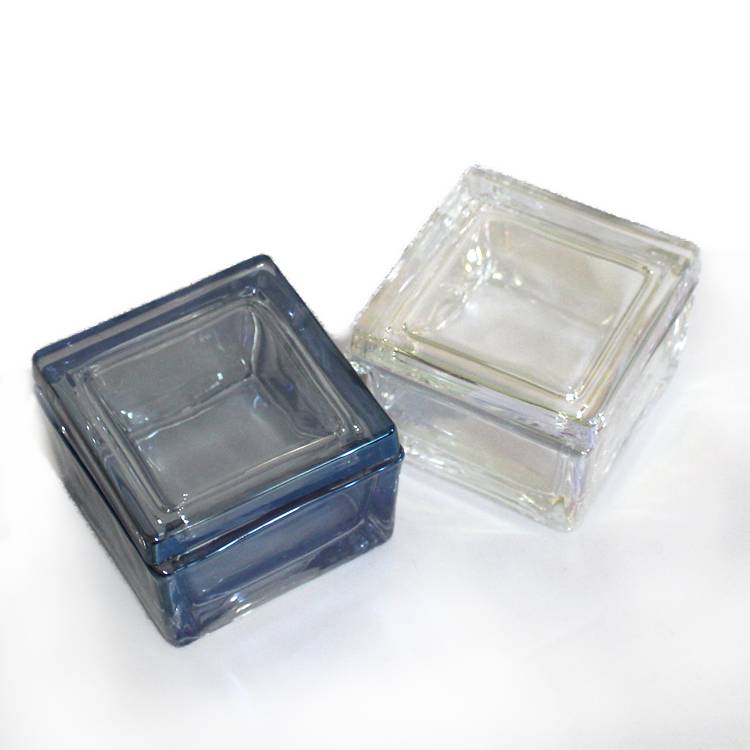 7.2×4.2cm High quality mercury electroplated luxury glass storage jar LXHY-T008