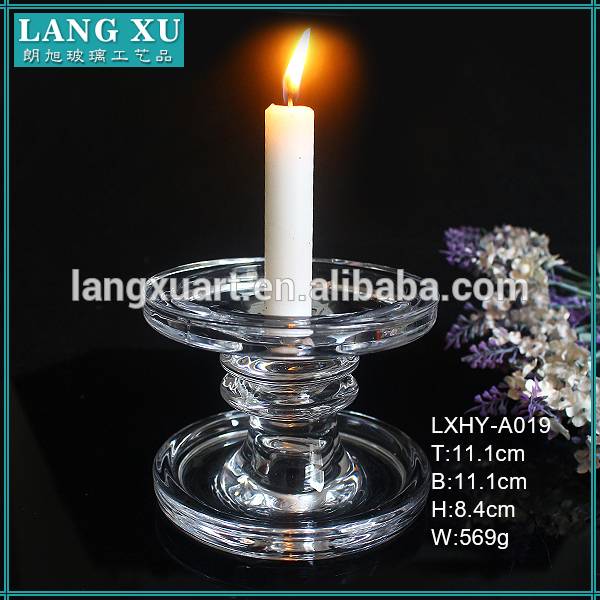 2020 High quality Candle Holder Home Decor - Wedding bamboo shape multi-use bulk glass candle holders&glass candlestick – Langxu