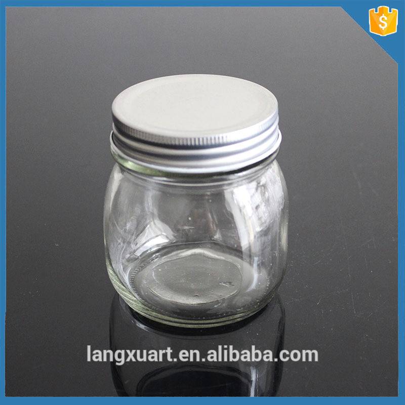 280ml glass pickle jars indian for sale with metal lid