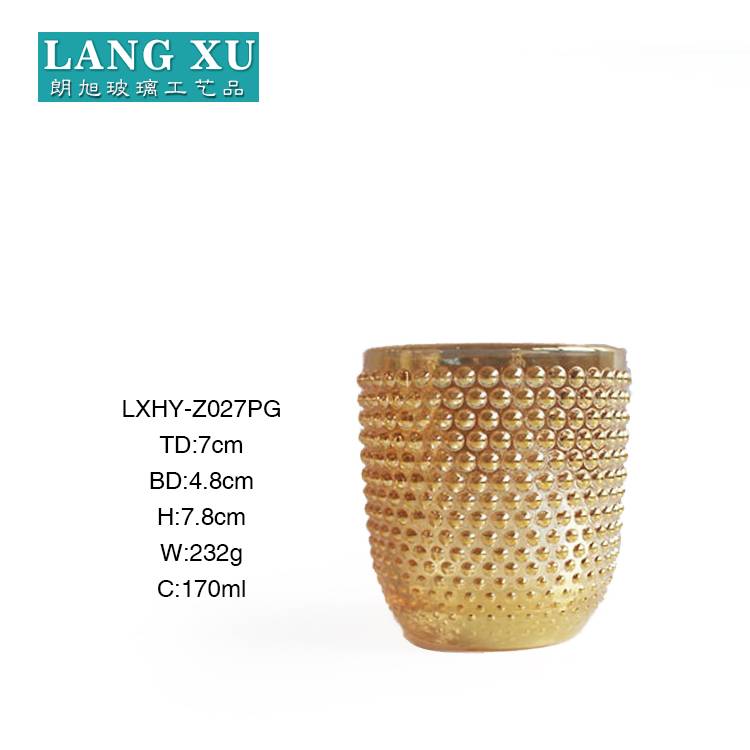 Top Suppliers Wine Glasses Luxury - unique design gold wholesale whisky glass – Langxu