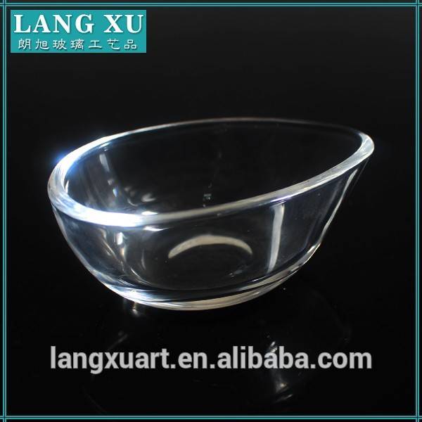 china wholesale Decorative Candle Holders Factories - decorative crystal glass floating candle bowl – Langxu