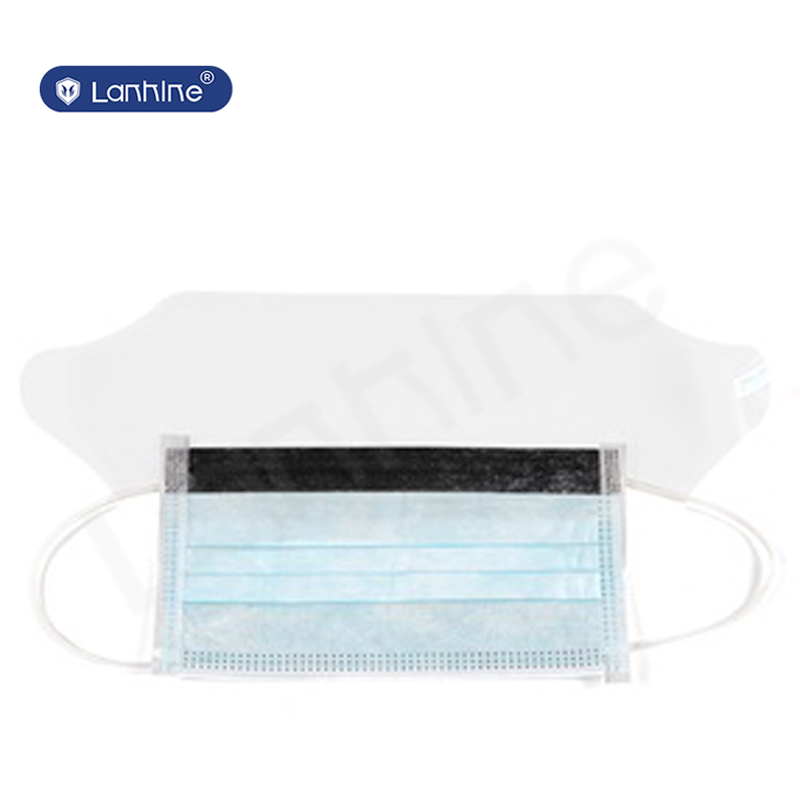 Best Cheap Non-Woven Surgical Face Mask Suppliers - High Fluid Resistant Procedure Mask with Face Shield – Lanhine