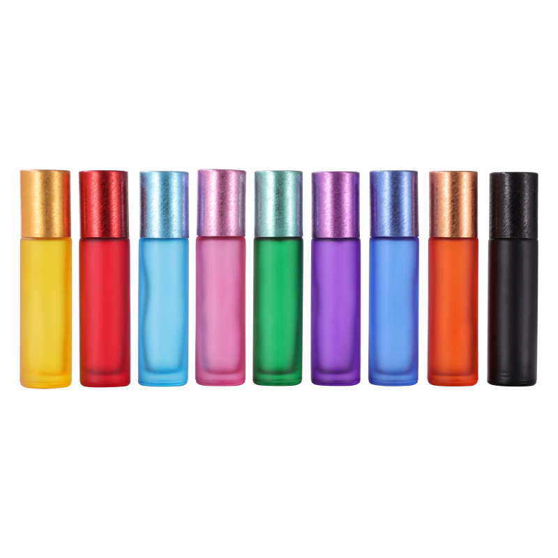 10ml Brushed Cap Matte Roller Bottle