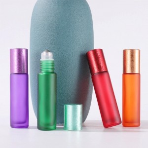 10ml Brushed Cap Matte Roller Bottle