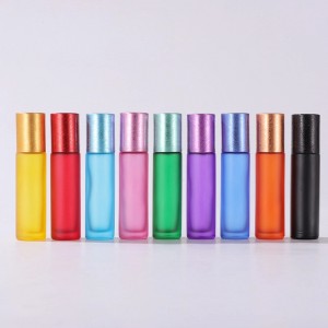 10ml Brushed Cap Matte Roller Bottle