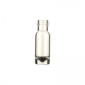V Bottom Glass Vials /Lanjing 1 Dram High Recovery V-vials with Attached Closures
