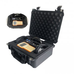high temperature handheld bidirectional DN20 ultrasonic flow meter