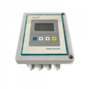 back-lit flow rate display and totalizer doppler ultrasonic flow meter waste water