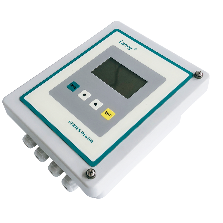 fixed type clamp-on ultrasonic flowmeter for waste water treatment