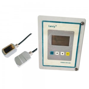 wall mounted clamp on doppler ultrasonic liquid flowmeter with 4-20mA and pulse output