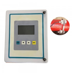 non-contacting pipe flow rate display and totalizer doppler ultrasonic flow meter waste water