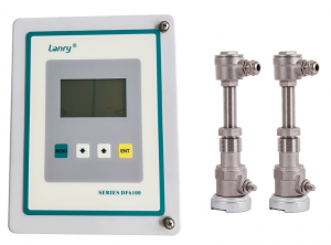 Hot tapped insertion type ultrasonic flow meter doppler effect with 4-20mA
