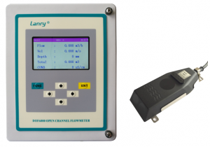 battery support stream ultrasonic flow meter parshall flume open channel