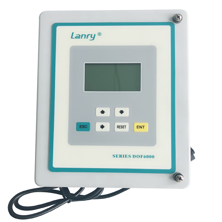 Fixed type open channel ultrasonic flow meter area velocity with data logger