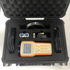 Built-in datalogger handheld type ultrasonic flow meter with clamp on sensor
