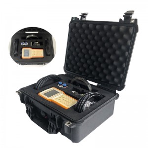 water flow meter ultrasonic flowmeter portable outside clamping handheld flow meter