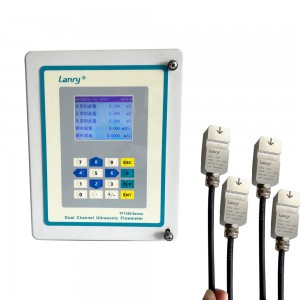 ultrasonic flow meter dual channel for pipe