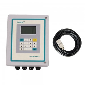 wall mounted non invasive flow meter with temperature sensor