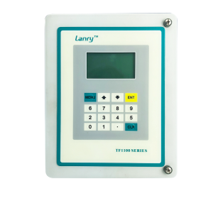 Wall mounted insertion water flow meter with data logger