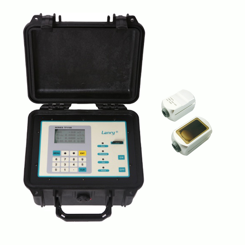 portable non invasive ultrasonic flow meter non contact flow meters