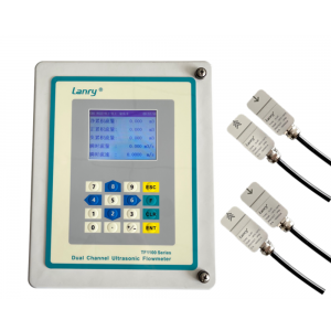 Dual-channel Transit-Time Clamp On Ultrasonic Flowmeter TF1100-DC