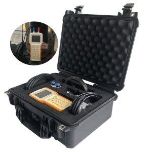 mobile handheld digital flow meter data logger ultrasonic water flowmeter