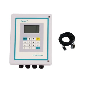 4-20mA outputs wall mounted ultrasonic water flow meter sensor