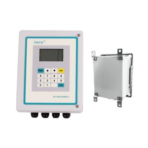 RS485 4-20mA DN20-DN6000 Wall-mounted Type Clamp On Ultrasonic Flow Meter