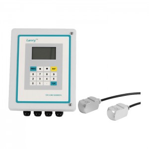 RS485 Modbus clamp on ultrasonic flow meter wall-mounted for water and wastewater