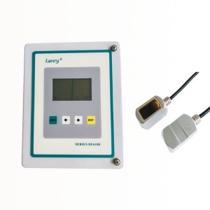 Split type doppler ultrasonic flow meter for sewage