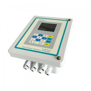 Large Backlit Flow Rate Display and Totalizer dual channel flow meter