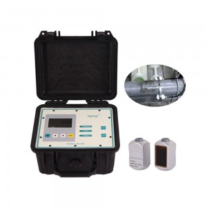 4-20mA clamp on portable ultrasonic flow meter for effluent