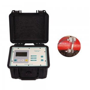 4-20mA clamp on portable ultrasonic flow meter for raw sewage