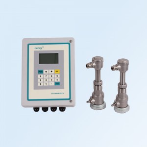 wetted type stainless steel insertion ultrasonic flow meter wall mounting