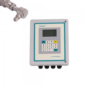 dn65 4-20ma output wall-mounted ultrasonic flow meter insertion type