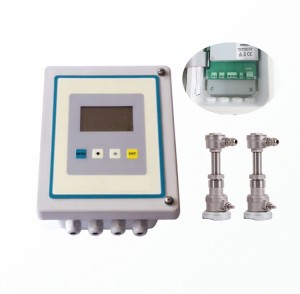 doppler effluent insertion ultrasonic flow meter for raw sewage