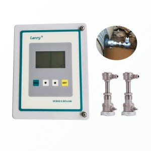 wall mounted drainage stainless steel insertion ultrasonic flow meter with 4-20mA