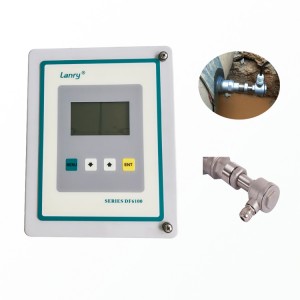 wall mounted drainage stainless steel insertion ultrasonic flow meter with oct output