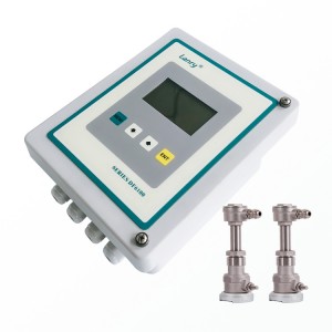 wall mounted 65mm insertion doppler flow meter for sewage water