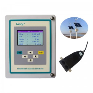 irrigation open channel ultrasonic flow meter with Pulse Output