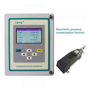 open channel ultrasonic flow meter with 4-20mA and RS485