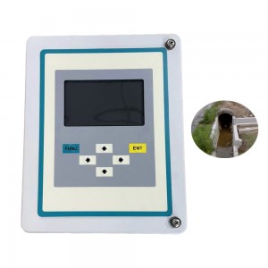 wall mounted open channel flow meter for agricultural irrigation
