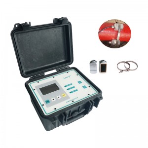4-20mA portable doppler ultrasonic flowmeter for industrial sewage