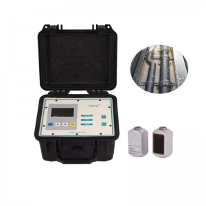Food grade doppler ultrasonic battery operated flow meter for acid wastewater