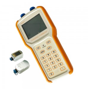 portable ultrasonic water flow meter clamp on battery ultrasonic flowmeter non contact flow meter