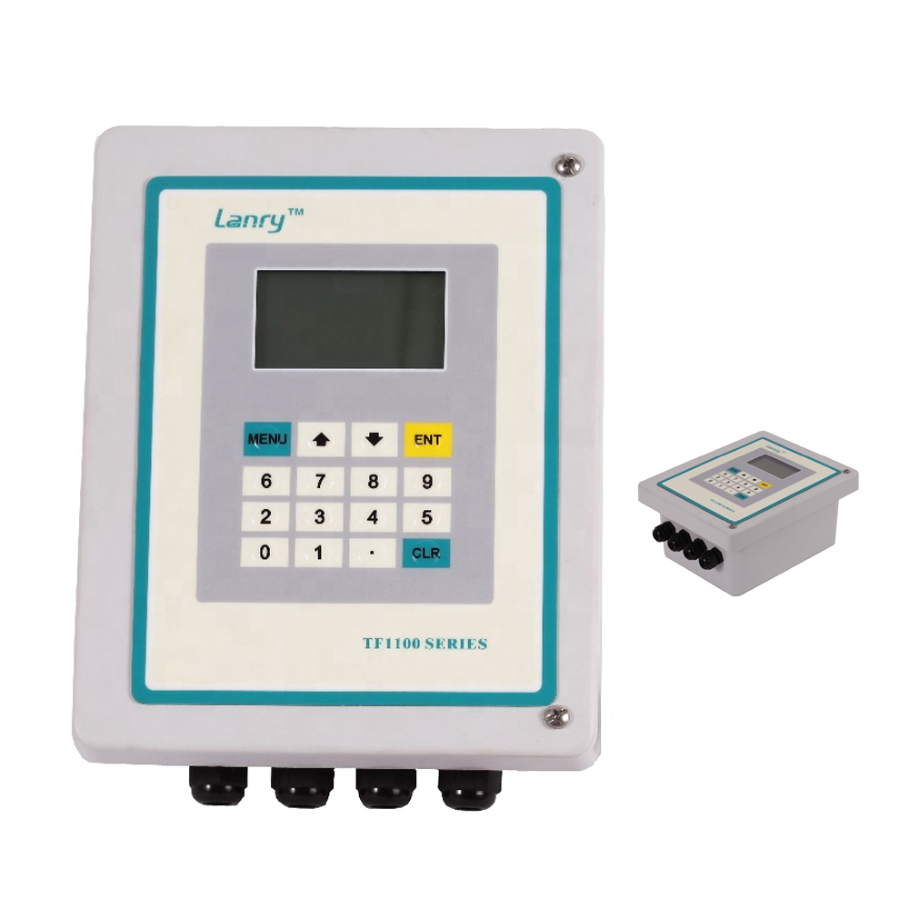fixed clamp on digital ultrasonic flowmeter for chemical industry